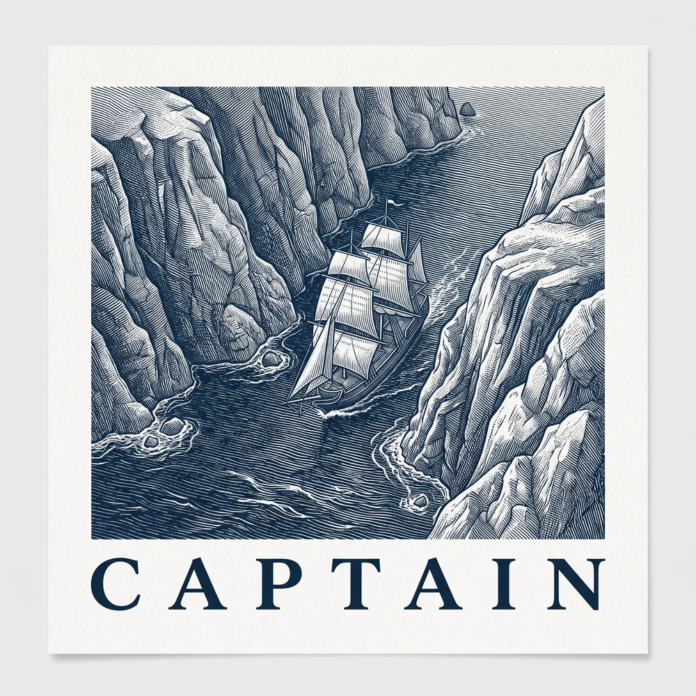 Narrow Strait on Cap, color Oyster