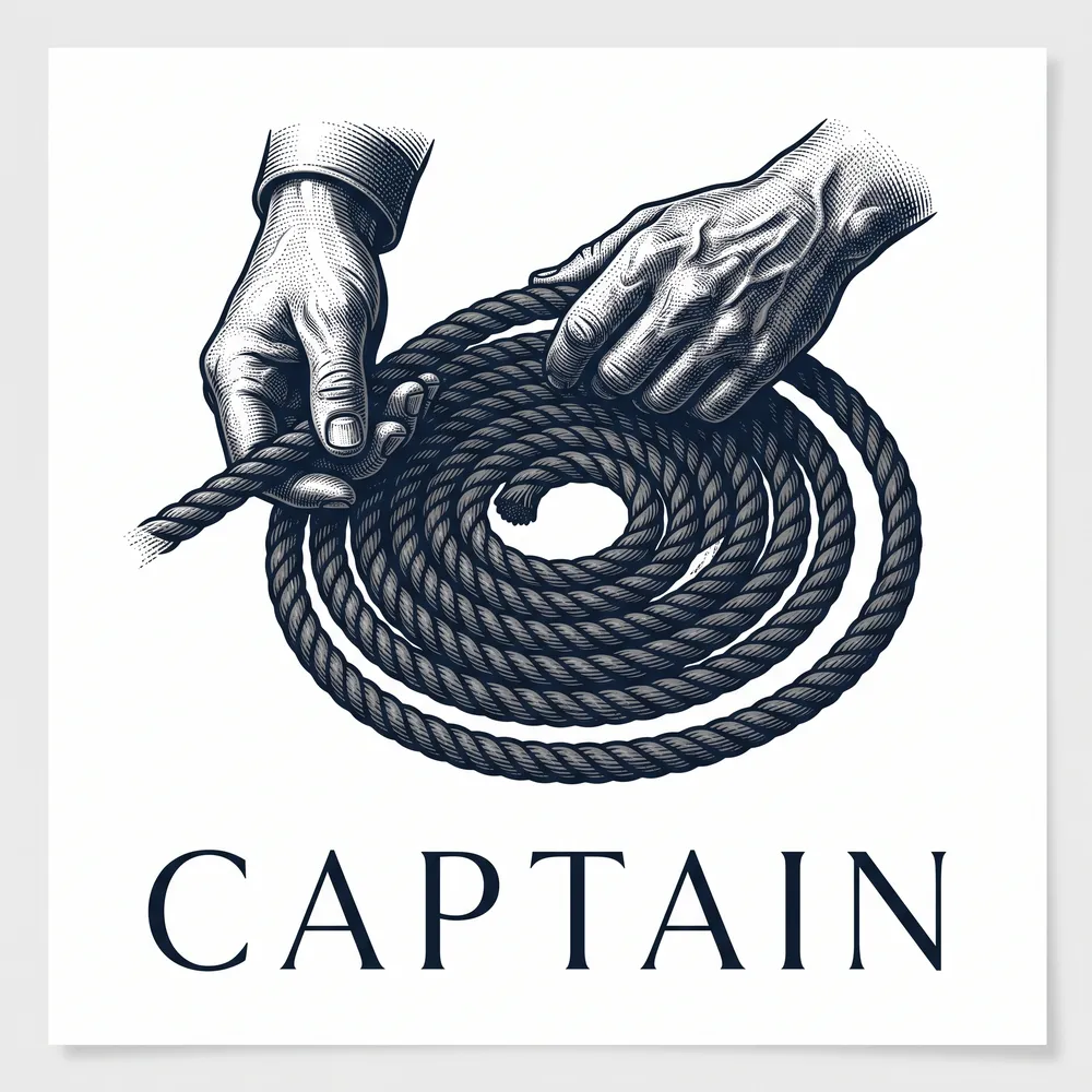 Rope Hands on Cap, color Oyster