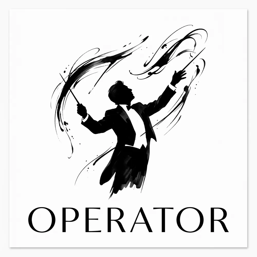 Conductor on Performance Tee, color White
