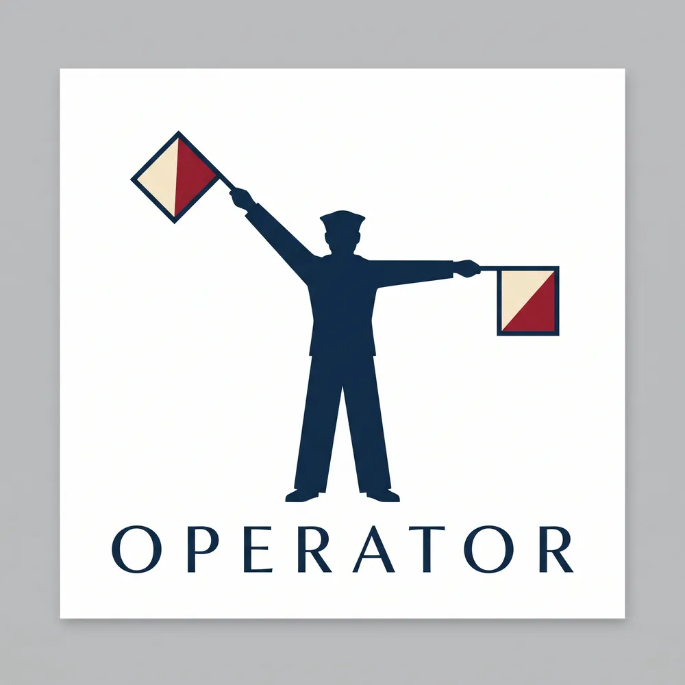Semaphore on Sweatshirt, color Pepper